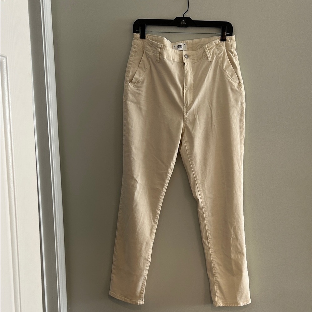 PAIGE Light Tan Chino Pants